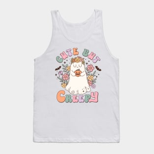 Halloween for women Cute but creepy Tank Top